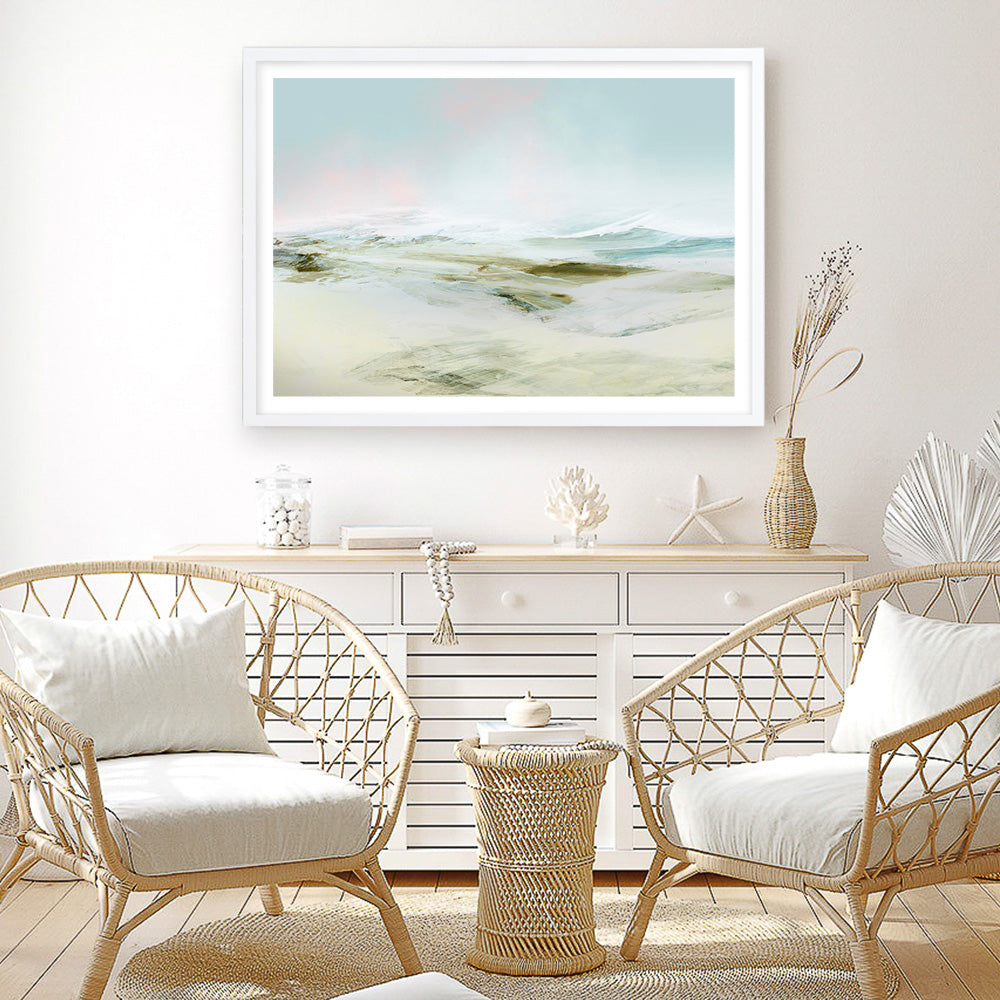 Shop Breathe In Art Print a painted abstract themed wall art print from The Print Emporium wall artwork collection - Buy Australian made fine art painting style poster and framed prints for the home and your interior decor room, TPE-DH-116-AP