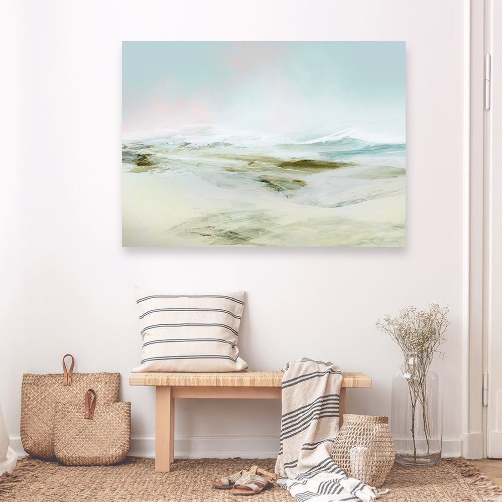 Shop Breathe In Canvas Print a painted abstract themed framed canvas wall art print from The Print Emporium artwork collection - Buy Australian made fine art painting style stretched canvas prints for the home and your interior decor space, TPE-DH-116-CA-35X46-NF