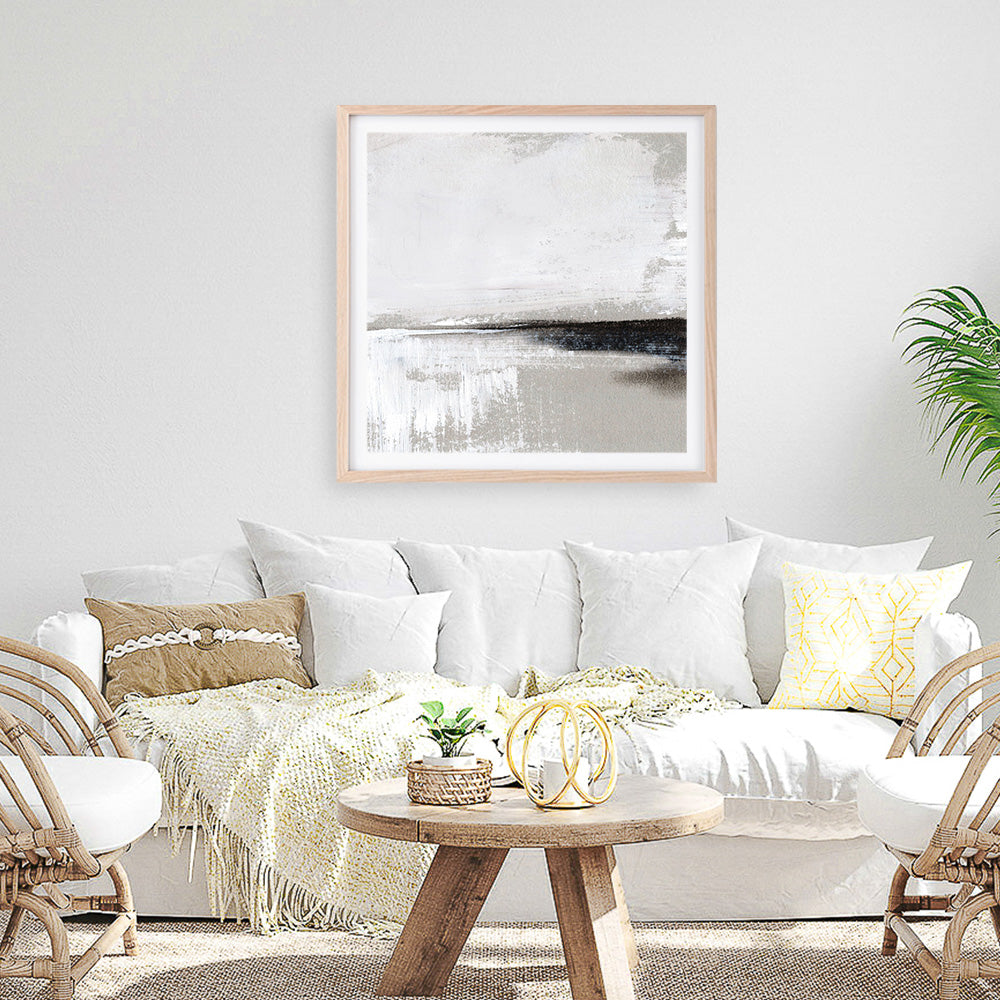 Shop Breezy (Square) Art Print a painted abstract themed wall art print from The Print Emporium wall artwork collection - Buy Australian made fine art painting style poster and framed prints for the home and your interior decor room, TPE-DH-248-AP