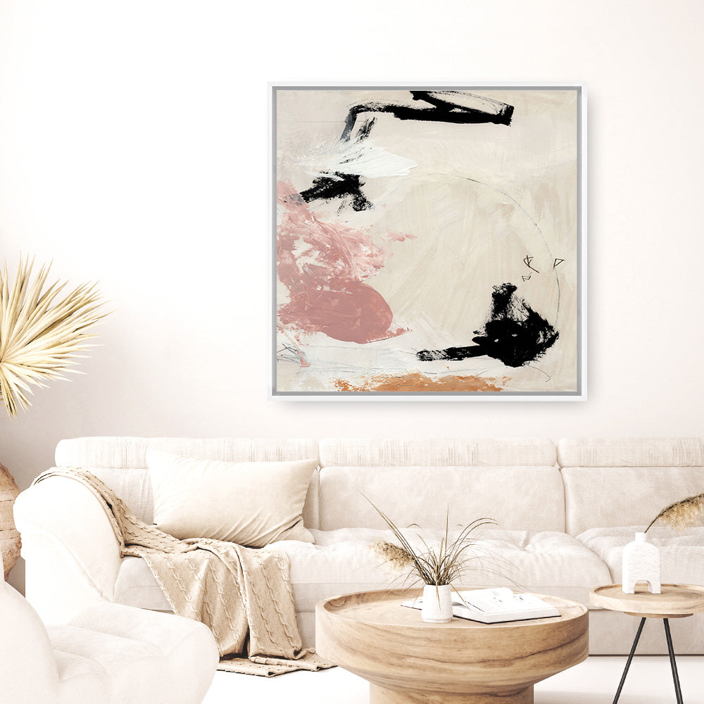 Shop Bright Light (Square) Canvas Print a painted abstract themed framed canvas wall art print from The Print Emporium artwork collection - Buy Australian made fine art painting style stretched canvas prints for the home and your interior decor space, TPE-DH-249-CA-40X40-NF