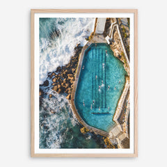 Shop Bronte Ocean Pool I Photo Art Print a coastal themed photography wall art print from The Print Emporium wall artwork collection - Buy Australian made fine art poster and framed prints for the home and your interior decor, TPE-366-AP