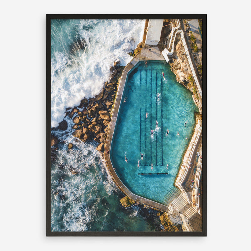 Shop Bronte Ocean Pool I Photo Art Print a coastal themed photography wall art print from The Print Emporium wall artwork collection - Buy Australian made fine art poster and framed prints for the home and your interior decor, TPE-366-AP