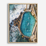 Shop Bronte Ocean Pool I Photo Canvas Print a coastal themed photography framed stretched canvas print from The Print Emporium wall artwork collection - Buy Australian made prints for the home and your interior decor space, TPE-366-CA-35X46-NF