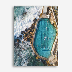Shop Bronte Ocean Pool I Photo Canvas Print a coastal themed photography framed stretched canvas print from The Print Emporium wall artwork collection - Buy Australian made prints for the home and your interior decor space, TPE-366-CA-35X46-NF
