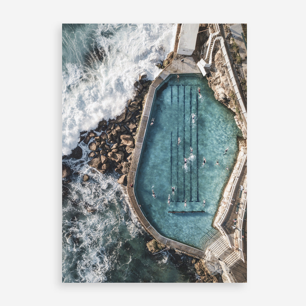 Shop Bronte Ocean Pool II Photo Art Print a coastal themed photography wall art print from The Print Emporium wall artwork collection - Buy Australian made fine art poster and framed prints for the home and your interior decor, TPE-443-AP