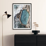 Shop Bronte Ocean Pool II Photo Art Print a coastal themed photography wall art print from The Print Emporium wall artwork collection - Buy Australian made fine art poster and framed prints for the home and your interior decor, TPE-443-AP