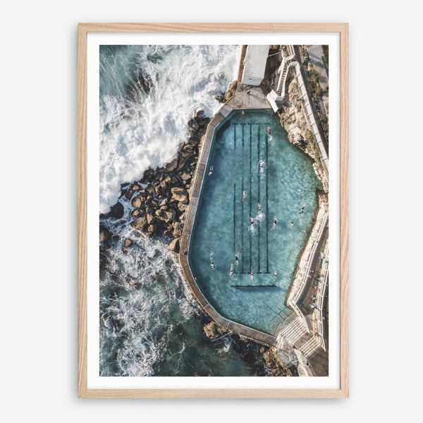 Shop Bronte Ocean Pool II Photo Art Print a coastal themed photography wall art print from The Print Emporium wall artwork collection - Buy Australian made fine art poster and framed prints for the home and your interior decor, TPE-443-AP