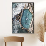 Shop Bronte Ocean Pool II Photo Art Print a coastal themed photography wall art print from The Print Emporium wall artwork collection - Buy Australian made fine art poster and framed prints for the home and your interior decor, TPE-443-AP