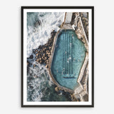 Shop Bronte Ocean Pool II Photo Art Print a coastal themed photography wall art print from The Print Emporium wall artwork collection - Buy Australian made fine art poster and framed prints for the home and your interior decor, TPE-443-AP