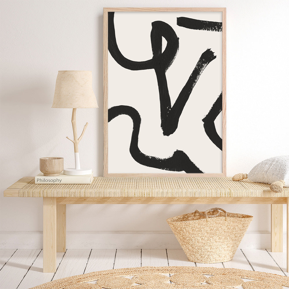 Shop Brooklyn 1 Art Print a painted abstract themed wall art print from The Print Emporium wall artwork collection - Buy Australian made fine art painting style poster and framed prints for the home and your interior decor room, TPE-DH-020-AP