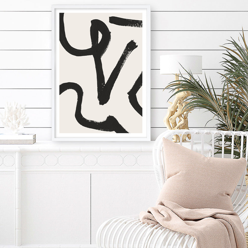 Shop Brooklyn 1 Art Print a painted abstract themed wall art print from The Print Emporium wall artwork collection - Buy Australian made fine art painting style poster and framed prints for the home and your interior decor room, TPE-DH-020-AP