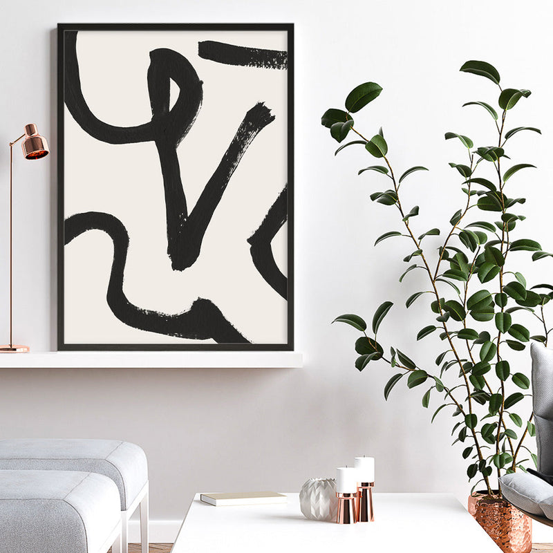 Shop Brooklyn 1 Art Print a painted abstract themed wall art print from The Print Emporium wall artwork collection - Buy Australian made fine art painting style poster and framed prints for the home and your interior decor room, TPE-DH-020-AP