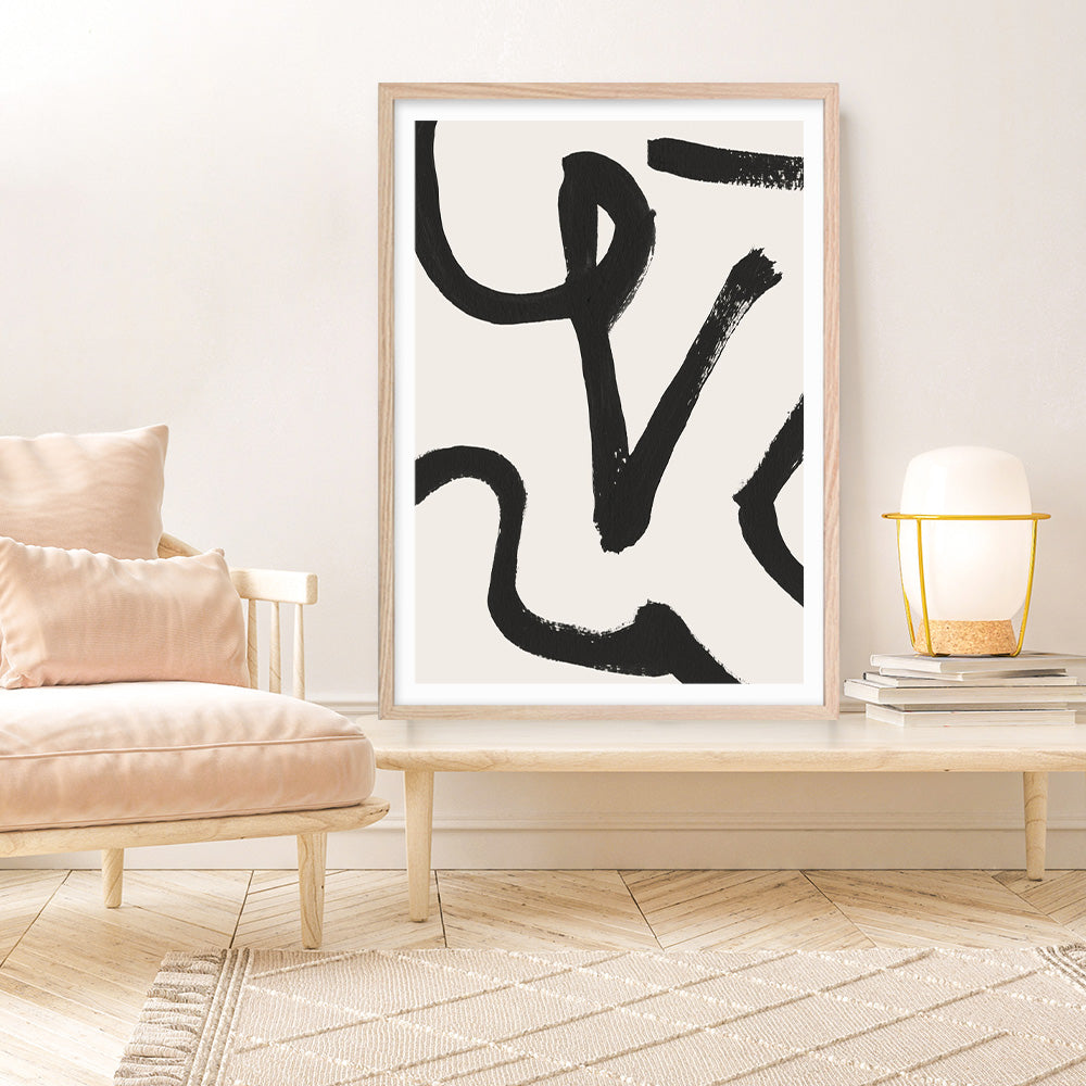 Shop Brooklyn 1 Art Print a painted abstract themed wall art print from The Print Emporium wall artwork collection - Buy Australian made fine art painting style poster and framed prints for the home and your interior decor room, TPE-DH-020-AP