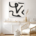 Shop Brooklyn 1 (Square) Canvas Print a painted abstract themed framed canvas wall art print from The Print Emporium artwork collection - Buy Australian made fine art painting style stretched canvas prints for the home and your interior decor space, TPE-DH-250-CA-40X40-NF