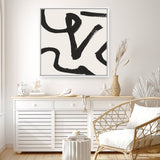 Shop Brooklyn 1 (Square) Canvas Print a painted abstract themed framed canvas wall art print from The Print Emporium artwork collection - Buy Australian made fine art painting style stretched canvas prints for the home and your interior decor space, TPE-DH-250-CA-40X40-NF