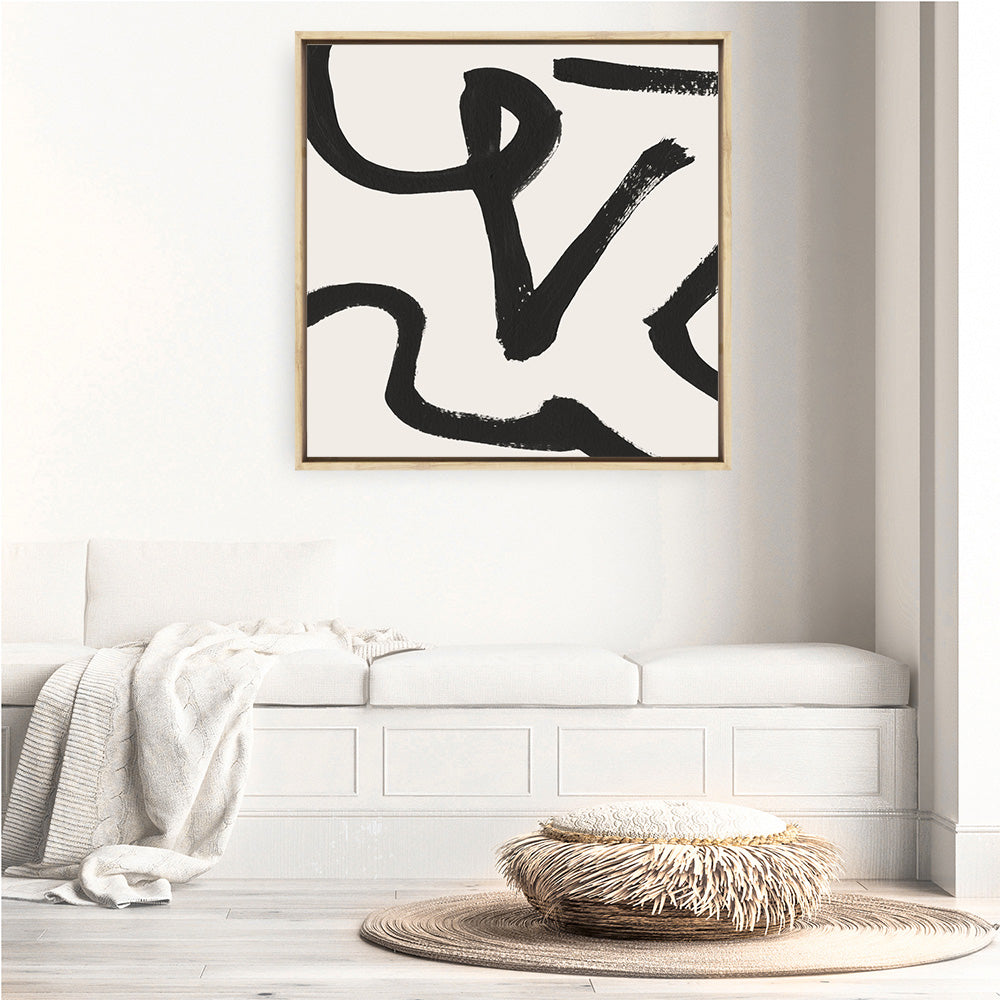 Shop Brooklyn 1 (Square) Canvas Print a painted abstract themed framed canvas wall art print from The Print Emporium artwork collection - Buy Australian made fine art painting style stretched canvas prints for the home and your interior decor space, TPE-DH-250-CA-40X40-NF