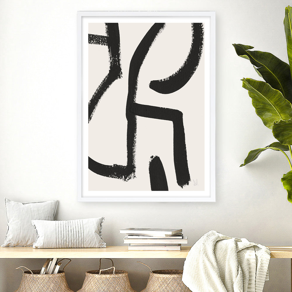 Shop Brooklyn 2 Art Print a painted abstract themed wall art print from The Print Emporium wall artwork collection - Buy Australian made fine art painting style poster and framed prints for the home and your interior decor room, TPE-DH-021-AP