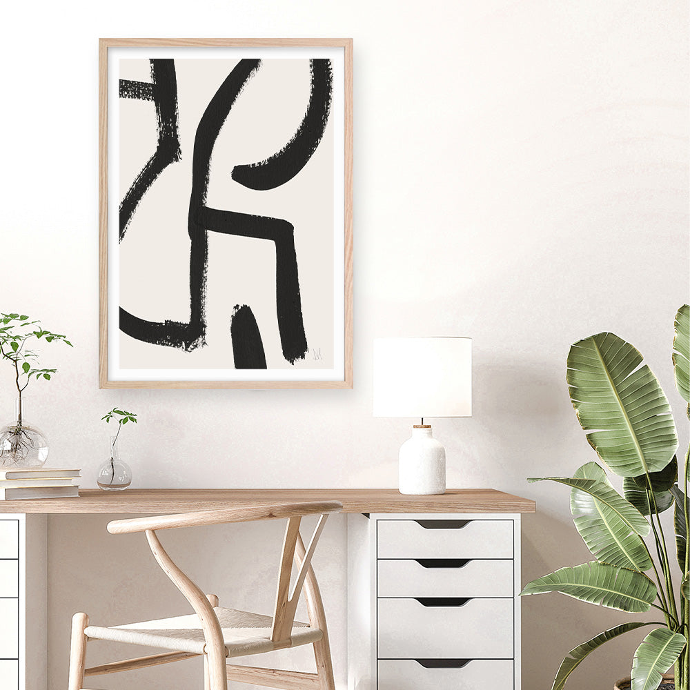 Shop Brooklyn 2 Art Print a painted abstract themed wall art print from The Print Emporium wall artwork collection - Buy Australian made fine art painting style poster and framed prints for the home and your interior decor room, TPE-DH-021-AP