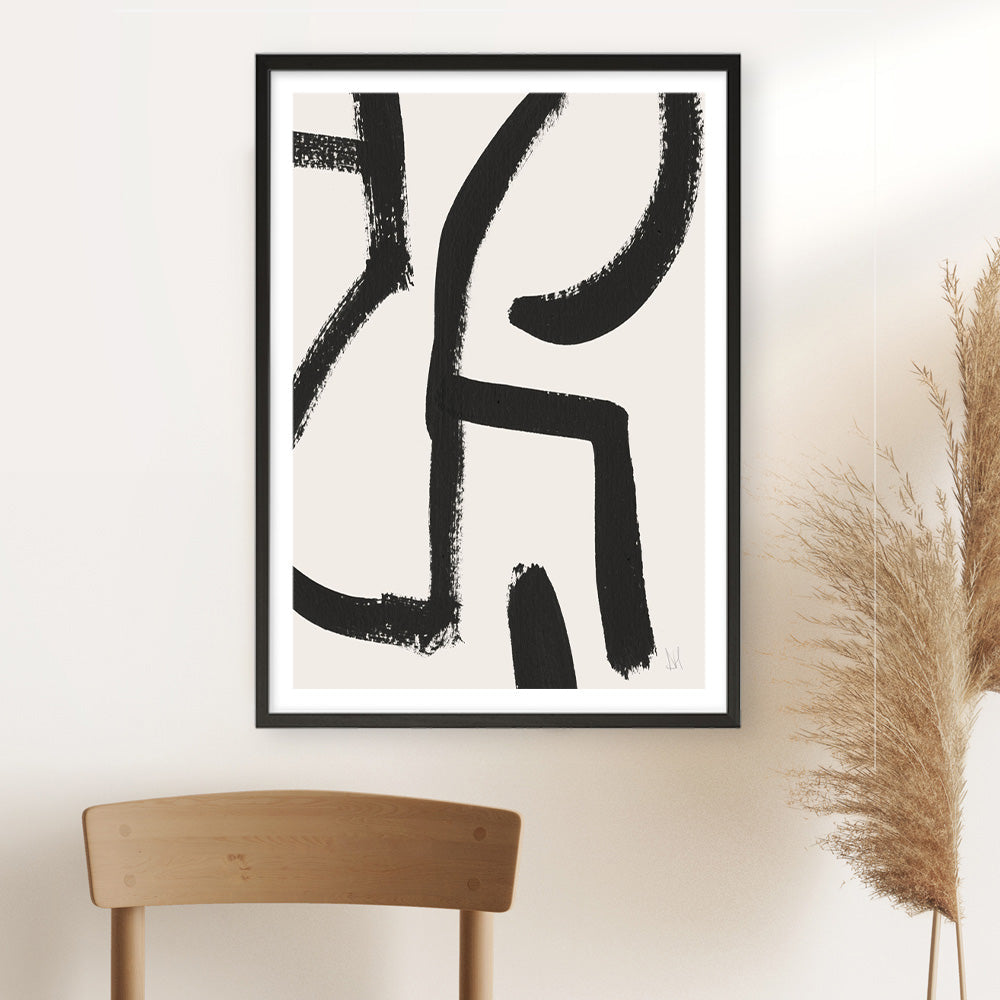 Shop Brooklyn 2 Art Print a painted abstract themed wall art print from The Print Emporium wall artwork collection - Buy Australian made fine art painting style poster and framed prints for the home and your interior decor room, TPE-DH-021-AP