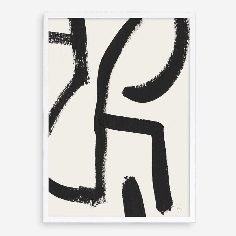 Shop Brooklyn 2 Art Print a painted abstract themed wall art print from The Print Emporium wall artwork collection - Buy Australian made fine art painting style poster and framed prints for the home and your interior decor room, TPE-DH-021-AP