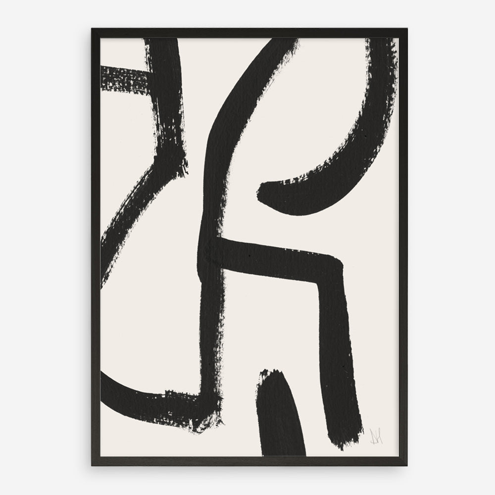 Shop Brooklyn 2 Art Print a painted abstract themed wall art print from The Print Emporium wall artwork collection - Buy Australian made fine art painting style poster and framed prints for the home and your interior decor room, TPE-DH-021-AP