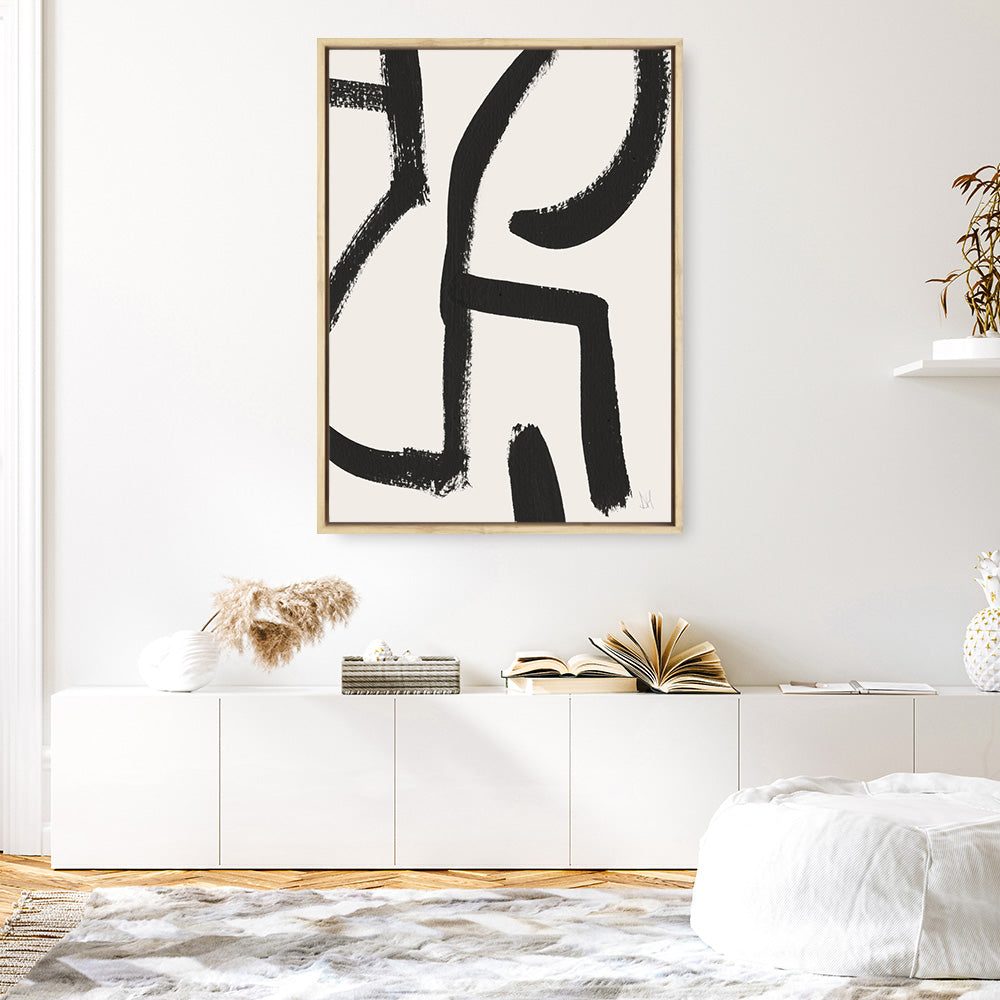 Shop Brooklyn 2 Canvas Print a painted abstract themed framed canvas wall art print from The Print Emporium artwork collection - Buy Australian made fine art painting style stretched canvas prints for the home and your interior decor space, TPE-DH-021-CA-35X46-NF