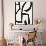 Shop Brooklyn 2 Canvas Print a painted abstract themed framed canvas wall art print from The Print Emporium artwork collection - Buy Australian made fine art painting style stretched canvas prints for the home and your interior decor space, TPE-DH-021-CA-35X46-NF