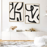 Shop Brooklyn 2 Canvas Print a painted abstract themed framed canvas wall art print from The Print Emporium artwork collection - Buy Australian made fine art painting style stretched canvas prints for the home and your interior decor space, TPE-DH-021-CA-35X46-NF