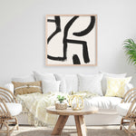 Shop Brooklyn 2 (Square) Art Print a painted abstract themed wall art print from The Print Emporium wall artwork collection - Buy Australian made fine art painting style poster and framed prints for the home and your interior decor room, TPE-DH-251-AP