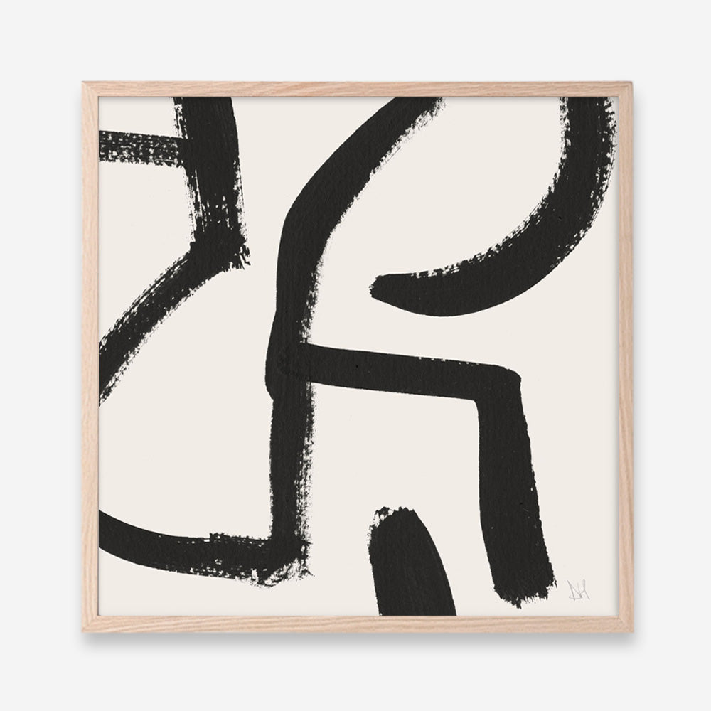 Shop Brooklyn 2 (Square) Art Print a painted abstract themed wall art print from The Print Emporium wall artwork collection - Buy Australian made fine art painting style poster and framed prints for the home and your interior decor room, TPE-DH-251-AP