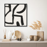 Shop Brooklyn 2 (Square) Canvas Print a painted abstract themed framed canvas wall art print from The Print Emporium artwork collection - Buy Australian made fine art painting style stretched canvas prints for the home and your interior decor space, TPE-DH-251-CA-40X40-NF