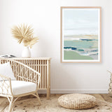 Shop Burbank Blue I Art Print a painted abstract themed wall art print from The Print Emporium wall artwork collection - Buy Australian made fine art painting style poster and framed prints for the home and your interior decor room, TPE-PC-EZ532-AP