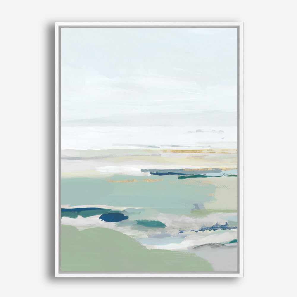 Shop Burbank Blue I Canvas Print a painted abstract themed framed canvas wall art print from The Print Emporium artwork collection - Buy Australian made fine art painting style stretched canvas prints for the home and your interior decor space, TPE-PC-EZ532-CA-35X46-NF