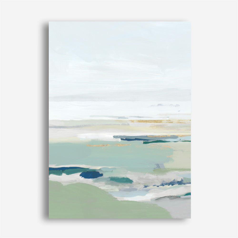 Shop Burbank Blue I Canvas Print a painted abstract themed framed canvas wall art print from The Print Emporium artwork collection - Buy Australian made fine art painting style stretched canvas prints for the home and your interior decor space, TPE-PC-EZ532-CA-35X46-NF