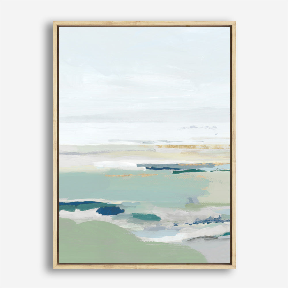 Shop Burbank Blue I Canvas Print a painted abstract themed framed canvas wall art print from The Print Emporium artwork collection - Buy Australian made fine art painting style stretched canvas prints for the home and your interior decor space, TPE-PC-EZ532-CA-35X46-NF