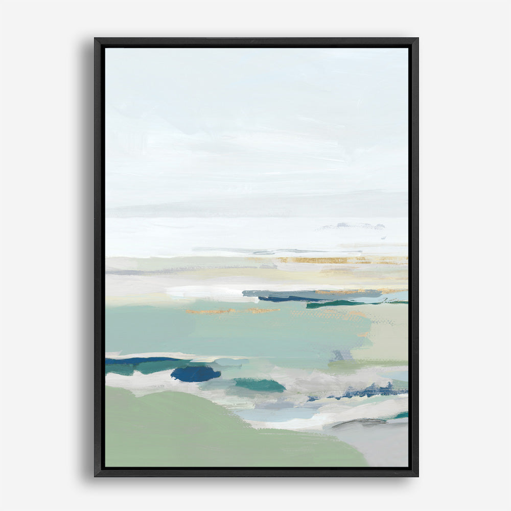 Shop Burbank Blue I Canvas Print a painted abstract themed framed canvas wall art print from The Print Emporium artwork collection - Buy Australian made fine art painting style stretched canvas prints for the home and your interior decor space, TPE-PC-EZ532-CA-35X46-NF