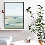 Shop Burbank Blue II Art Print a painted abstract themed wall art print from The Print Emporium wall artwork collection - Buy Australian made fine art painting style poster and framed prints for the home and your interior decor room, TPE-PC-EZ533-AP