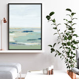 Shop Burbank Blue II Art Print a painted abstract themed wall art print from The Print Emporium wall artwork collection - Buy Australian made fine art painting style poster and framed prints for the home and your interior decor room, TPE-PC-EZ533-AP