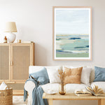 Shop Burbank Blue II Art Print a painted abstract themed wall art print from The Print Emporium wall artwork collection - Buy Australian made fine art painting style poster and framed prints for the home and your interior decor room, TPE-PC-EZ533-AP