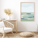 Shop Burbank Blue II Art Print a painted abstract themed wall art print from The Print Emporium wall artwork collection - Buy Australian made fine art painting style poster and framed prints for the home and your interior decor room, TPE-PC-EZ533-AP