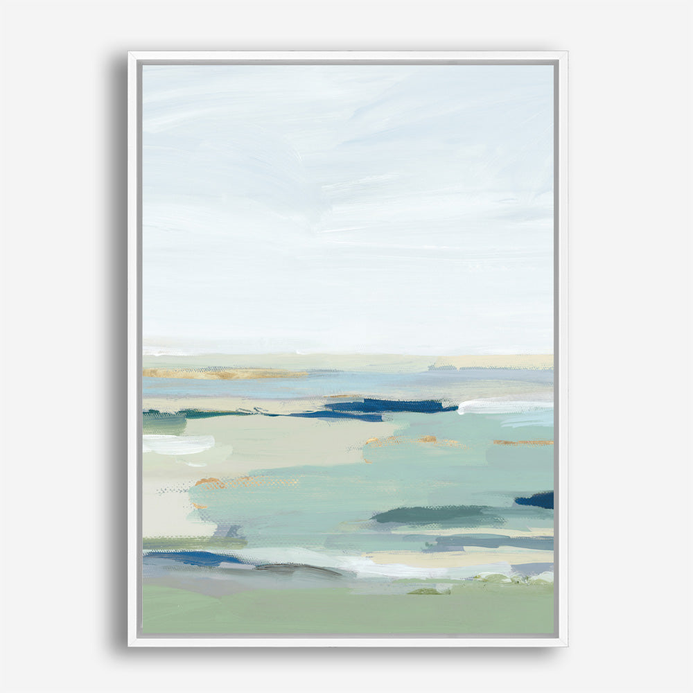 Shop Burbank Blue II Canvas Print a painted abstract themed framed canvas wall art print from The Print Emporium artwork collection - Buy Australian made fine art painting style stretched canvas prints for the home and your interior decor space, TPE-PC-EZ533-CA-35X46-NF