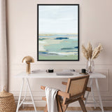 Shop Burbank Blue II Canvas Print a painted abstract themed framed canvas wall art print from The Print Emporium artwork collection - Buy Australian made fine art painting style stretched canvas prints for the home and your interior decor space, TPE-PC-EZ533-CA-35X46-NF