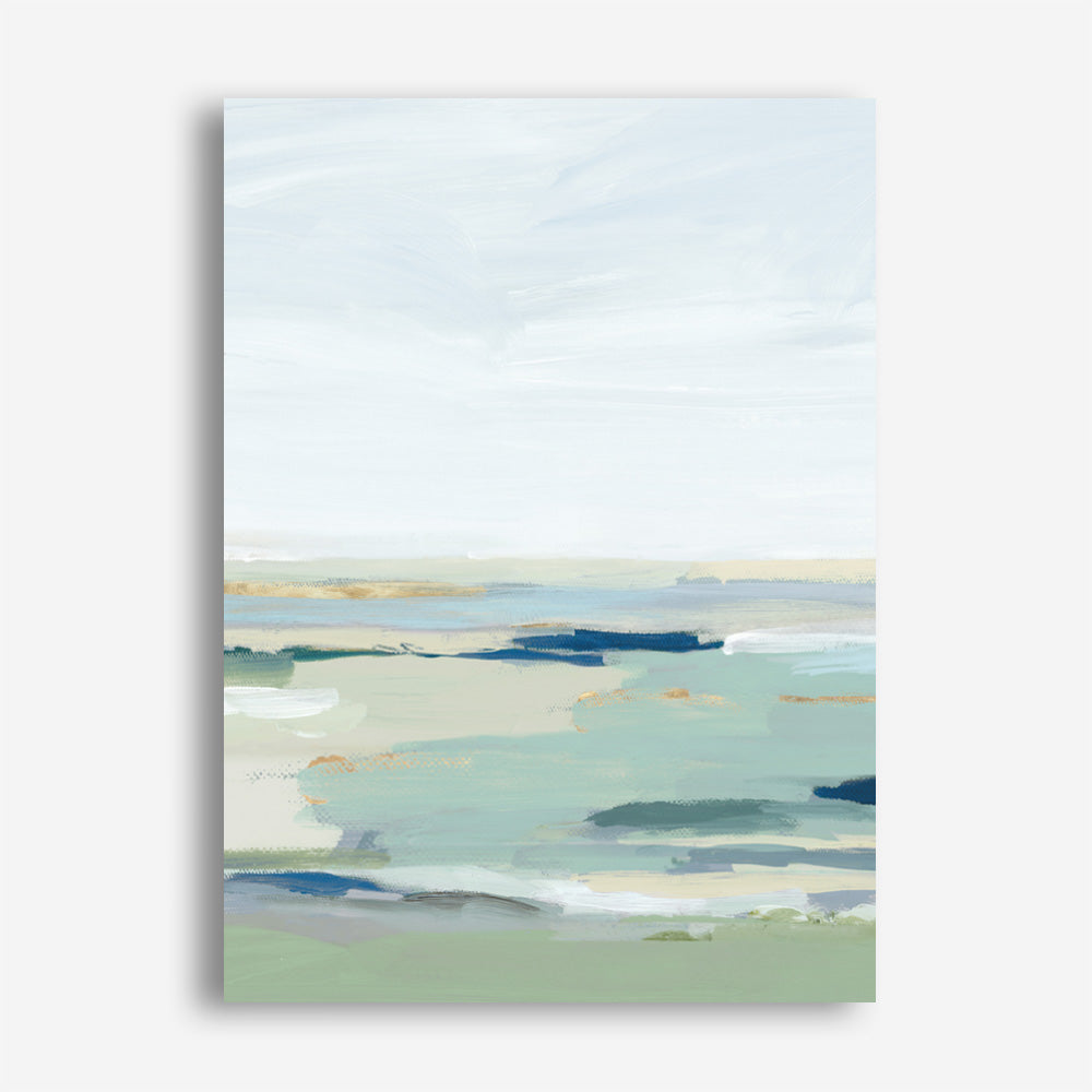 Shop Burbank Blue II Canvas Print a painted abstract themed framed canvas wall art print from The Print Emporium artwork collection - Buy Australian made fine art painting style stretched canvas prints for the home and your interior decor space, TPE-PC-EZ533-CA-35X46-NF