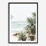 Shop Byron Bay Longboarder Photo Art Print a coastal themed photography wall art print from The Print Emporium wall artwork collection - Buy Australian made fine art poster and framed prints for the home and your interior decor, TPE-955-AP