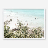 Shop Byron Bay Swims Photo Art Print a coastal themed photography wall art print from The Print Emporium wall artwork collection - Buy Australian made fine art poster and framed prints for the home and your interior decor, TPE-1012-AP