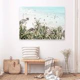 Shop Byron Bay Swims Photo Canvas Print a coastal themed photography framed stretched canvas print from The Print Emporium wall artwork collection - Buy Australian made prints for the home and your interior decor space, TPE-1012-CA-35X46-NF