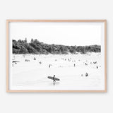 Shop Byron Surfer I B&W Photo��Art Print a coastal themed photography wall art print from The Print Emporium wall artwork collection - Buy Australian made fine art poster and framed prints for the home and your interior decor, TPE-1008-AP