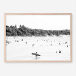 Shop Byron Surfer I B&W Photo��Art Print a coastal themed photography wall art print from The Print Emporium wall artwork collection - Buy Australian made fine art poster and framed prints for the home and your interior decor, TPE-1008-AP