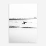 Shop Byron Surfer III B&W Photo Art Print a coastal themed photography wall art print from The Print Emporium wall artwork collection - Buy Australian made fine art poster and framed prints for the home and your interior decor, TPE-1047-AP