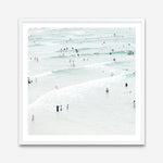 Shop Byron Swimmers (Square) Photo Art Print a coastal themed photography wall art print from The Print Emporium wall artwork collection - Buy Australian made fine art poster and framed prints for the home and your interior decor, TPE-1022-AP